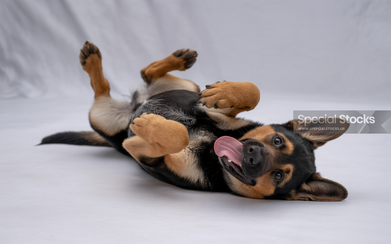photograph of a young German Shepherd - Animals - german shepherd, dog, cute