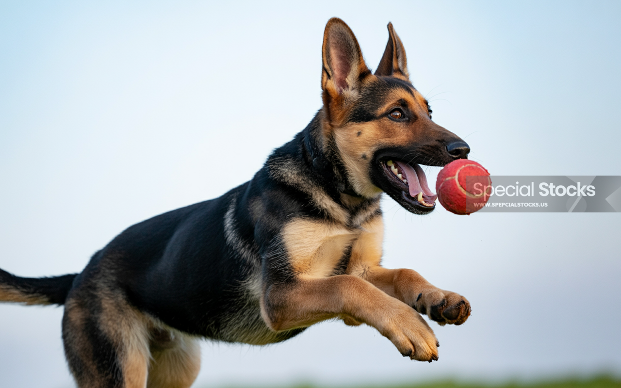 Young German Shepherd - Animals - dog, dogs, german