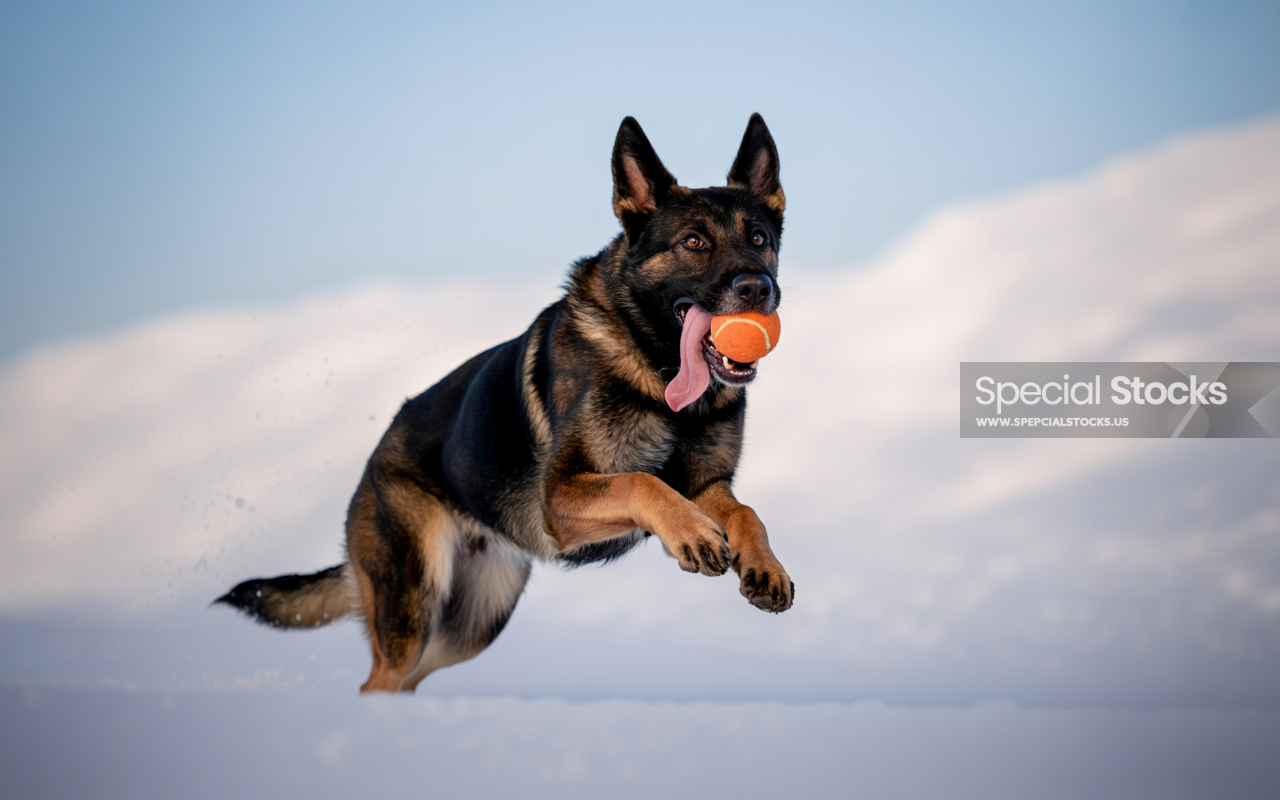 Tongue out German Shepherd - Animals - dog, dogs, german