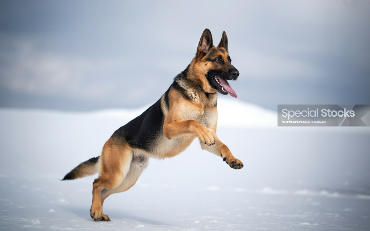 A Photograph Of A German Shepherd Dog - Animals - dog, dogs, german shepherd