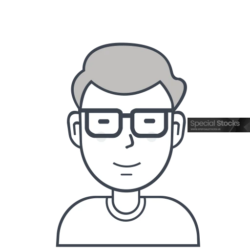 Avatar Male Man User Glasses Icon test 2 - Business, People - user, profile, person