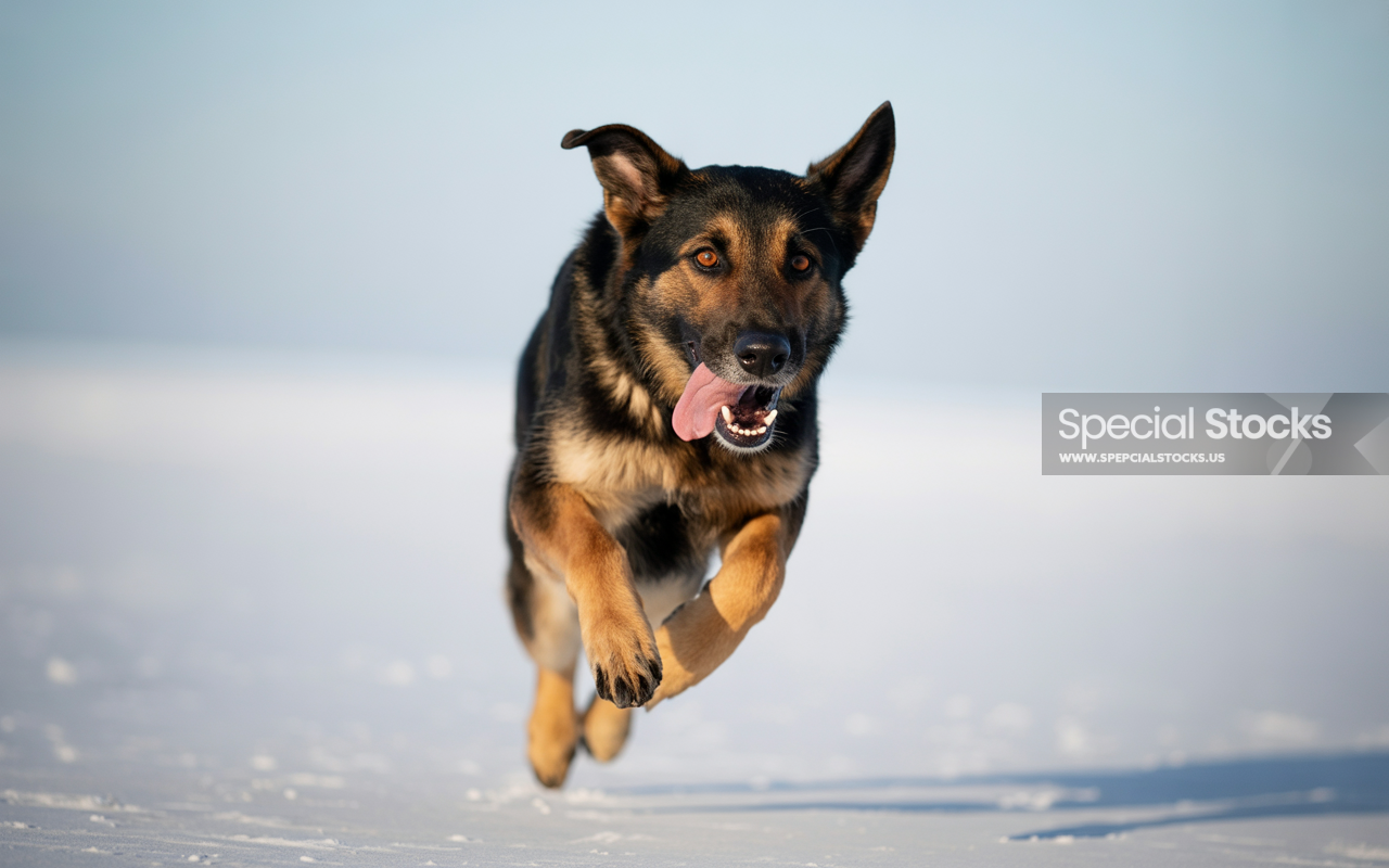 A Spirited German Shephed